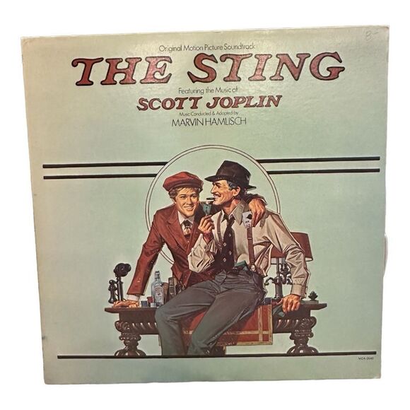 The Sting Original Soundtrack - 1974 MCA-390 Stereo Vinyl LP Excellent vintage - Picture 1 of 8